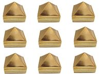 Moira 9 pcs Set of Multilayerd Fengshui Vastu Correction Pyramid(1 inch)