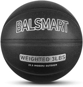 BALSMART 3 LBS 29.5" Weighted Heavy Basketball Training Equipment for Indoor Outdoor Improving Handling Dribbling Passing Rebounding Skills