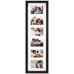 Malden International Designs 4x6-6 Opening Black Collage Wall Frame, (1164-646)