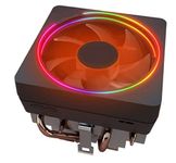 CPU Cooler Wraith Prism RGB LED Lighting Aluminum Heatsink Copper Core Base 4-Pin PWM 95mm Fan Pre-Applied Thermal Paste for AMD Socket AM5 AM4 AM3 AM2 Desktop PC Computer