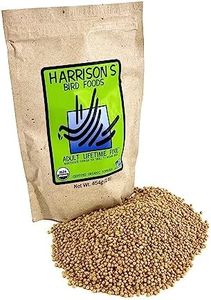 Harrison's Bird Foods Bird Food Adult Lifetime Fine Certified Organic Non-GMO Formula Bird Food 1lb