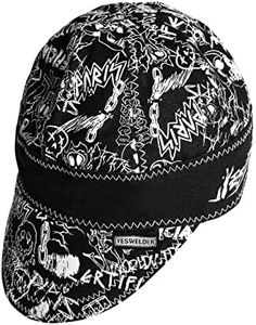 YESWELDER Reversible Welding Cap,Durable,Protective Welders Cap with Elastic