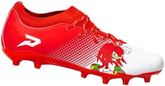 Phenom Elite Knuckles The Echidna Soccer Cleats - Quantum Energy (Red, US Footwear Size System, Adult, Men, Numeric, Medium, 10)