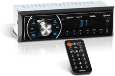 Sound Storm Laboratories ML41B Car Audio Stereo - Single Din, Bluetooth, No CD DVD Player, FM Radio Receiver, USB, AUX Input, Wireless Remote Control