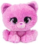 P.Lushes Pets Gem Stars Collection, Duchess Purrnel Cat Stuffed Animal, Pink/Purple, 6”