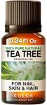 Kukka Tea Tree Oil for Skin, Fuller Hair & Healthy Nails (10ml) - 100% Pure Natural Melaleuca Oil for Skincare, Haircare & Nail Care - Therapeutic Grade Tea Tree Essential Oil