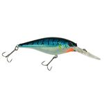 Berkley Flicker Shad Fishing Lure, Blue Tiger, 5/16 oz, 2 3/4in | 7cm Crankbaits, Size, Profile and Dive Depth Imitates Real Shad, Equipped with Fusion19 Hook