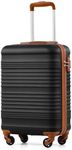 COOLIFE 55×35×20 Cabin Suitcase, Ryanair Cabin Bag with ABS Hard Shell, Lightweight Carry On Suitcase Included TSA Lock & 4 Spinner Wheels,Suitable for Ryanair, Easyjet, Paid Hand Luggage Carry-Ons