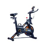 Wrogx Spin 100 | Spin Bike with Adjustable Handlebar & Friction Resistance | Belt Drive Stationary Spin Bike with LCD Screen & For Home Gym & Weight Loss | 12 Months Warranty