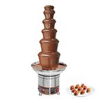 ALDKitchen Chocolate Fountain | Stainless Steel Chocolate Fondue Fountain with | Digital Control | 110V (6 Tiers)