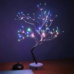 AMARS 20inch Bonsai Tree Lights Bed