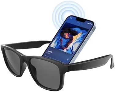 Smart Sunglasses,Bluetooth Audio Glasses for Men & Women- UV400 Protection & Smart Glasses with Open Ear Sound, Touch Control & Voice Assistant for Music,Answering Calls,Driving,Cycling,Mountaineering