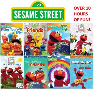 Ultimate Sesame Street DVD Collection - Learning & Educational: Sing Yourself Silly/ Bets of Friends/ Love the Earth/ Springtime Fun/ What Makes You Happy/ Wonderful World of Friends/ Elmo's Rainbow/ Monster Hits Rock & Rhyme with Elmo [DVD] Region 1