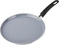 MasterClass MCCPCER24 Eco Induction Crepe / Pancake Pan with Healthier Chemical Non Stick, Aluminium / Iron, Black / Blue, 24 cm