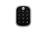 Yale | LiftMaster Smart Lock with Touchscreen Deadbolt- Works with myQ App & Key by Amazon in-Garage Delivery When paired with Smart Garage Hub (Sold Separately), Satin Nickel