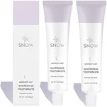 SNOW Daily Hydroxyapatite Whitening Toothpaste - Oral Care Paste for Teeth Whitening - PM Toothpaste with Xylitol & Hydroxyapatite - Lavender & Mint Flavor (Midnight Mist, 3 Pack)