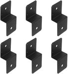 6 PCS Black 2" Post to Beam Z Tie P