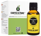 Earth N Pure Fenugreek Seed Oil (Methi Oil) Cold Pressed, Natural and Therapeutic Grade 30 ml