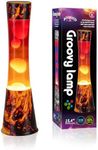 AHCCSD 16 Inch Volcano Magma Lamp,Volcanic Base Motion Liquid Lamp Yellow with White Wax Relaxing Light for Adults Kids Women Girls Home Office Decor Birthday Great Gift