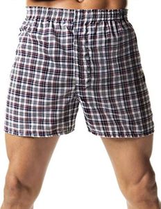 Hanes Men's 5-Pack FreshIQ Tartan Boxer with Inside Exposed Waistband, Multi, X-Large