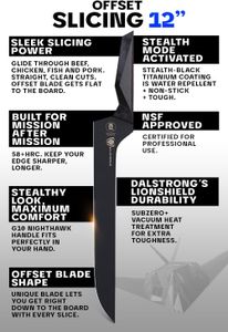 Dalstrong 12-Inch Slicing Knife – High Carbon Stainless Steel Blade