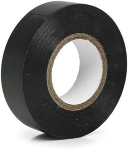 RODISHOMM PVC Electrical Tape, Heavy Duty Waterproof Duct Tape, Easy Tear for Wiring Projects, Repairs, Automotive & Equipment Maintenance, Multiple Use（Black）
