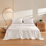 THXSILK Silk Sheet Set 4Pcs, 6A+ To