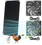 LETOUR Solar Panel Fan Kit, 10W Wea