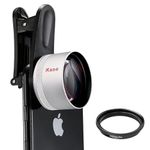 Kase Master Macro Phone Camera Lens Pro with 52mm Filter Adapter Ring for iPhone 16 15 14 13 12 Pro Max Samsung Android, Shoot Distance 40-85mm