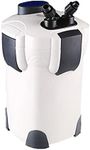MARINE COLOR 3-Stage External Canister Filter with 9-Watt for Aquarium, 370 GPH