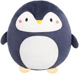 ARELUX Soft Penguin Anime Plush Cuddle Pillow Cute Stuffed Animal Plush Toy Plushies Room Decor Festival Decorations Accompany for Friends Family Birthday 12inch