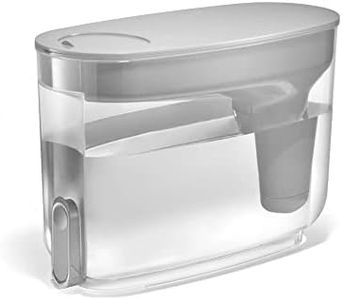 LifeStraw Home – Water Filter Dispenser, 18-Cup, Pebble, BPA Free Designed for Everyday Protection Against tap Water contaminants Including Bacteria, parasites, microplastics, Lead, Mercury