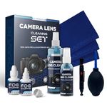 ULTRAVUE’s Ultimate Camera Lens Cleaning Kit –Camera Lens Cleaner, Lens Pen, Fog Stopper, and Microfiber Cloths - Camera Cleaning Kit - Lens Blower for DSLR & Digital Camera Accessories Camera Kit