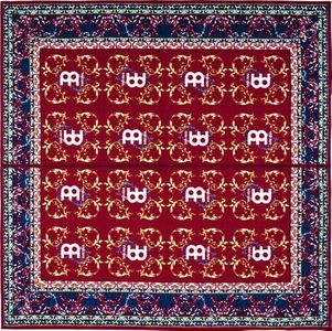 Drum Rug Mat (78" x 78"), Tightly Woven Durable Carpet Fabric for Spurs and Stands — Rubber Lined — Designed in Germany