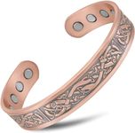 MagnetRX® Magnetic Copper Bracelets for Men – Effective 99.9% Pure Copper Bracelet for Men – Adjustable Copper Magnetic Bracelets (Viking)