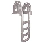 Dock Edge Dock Ladder, 4 - Step, Flip Up - Grey