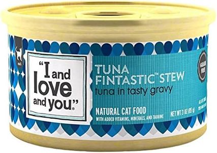 "I and love and you" Tuna Fintastic Stew Grain Free Canned Cat Food, 3 Oz (Pack Of 24)