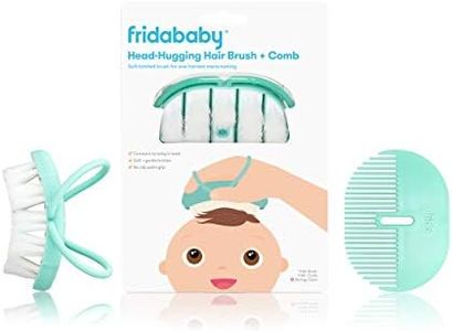 Frida Baby Infant Head-Hugging Hairbrush + Styling Comb Set, from The Makers of NoseFrida