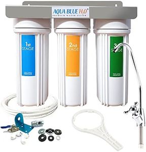 3 Stage Undersink Water Complete Filter System All in one DIY Set