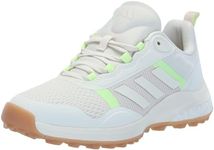 adidas Women's Zoysia Spikeless Golf Shoes, Off White/Putty Mauve/Green Spark, 9