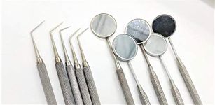 ADDLER DENTAL MOUTH MIRROR WITH HANDLE AND SINGLE ENDED PROBE SET OF 10. LIFE TIME ANTI RUSTING WARRANTY.