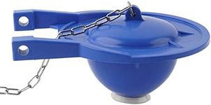 iFealClear Toilet Flapper Fit for TOTO Flapper Model THU140S, Replaces Large 3-Inch Flappers Long Lasting All Rubber Seal Water Saving- Including Stainless Steel Chain and Hook, Easy to Install(Pack of 1, Blue)…