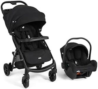 Joie i‑Muze LX Stroller Travel System – Sportwagen & Travel-System inkl. i-Juva™ Babyschale | Liegeposition ab Geburt bis 15 kg | Kompakt faltbar & Komfortausstattung