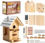 Premium Wooden Bird House Kit - Blu