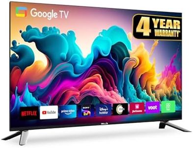 IBELL 80 cm (32 inches) Frameless Series Smart LED Google TV GTV32E (Black)