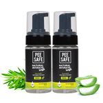 Pee Safe Natural Intimate Wash For Men| 100% Alcohol-Free | pH Balanced | Ayurvedic Daily Hygiene Wash | Lemongrass Fragrance | Paraben-Free | Sulfate-Free | 100ml Pack of 2