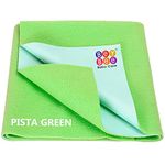 BeyBee Polyvinyl Chloride Rubber Waterproof Sheet (Small - 50cm X 70cm, Light Green)