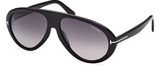 Tom Ford UV Protected Black Aviator Full rim Sunglasses for Men - FT0988 60 01B