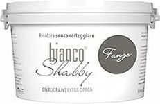 bianco Shabby® Fango (Mud Brown) Water-Based Chalk Paint for All Surfaces – Extra Matt Finish (2.5 Litres)