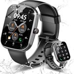 Csasan Smart Watch for Men Women Answer/Make Calls, 1.91" Touch smartwatch for men, 110+ Sports Modes with Heart Rate Sleep Monitor Step Counter, IP68 Waterproof Fitness Watch for Android IOS, Black